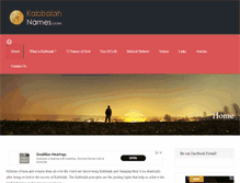 Tablet Screenshot of kabbalahnames.com
